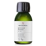 Naissance Süßes Mandelöl (Nr. 215) 100ml – Vegan, Gentechnikfrei – Ideal zur Haar– und Körperpflege, für Aromatherapie und als Basisöl für Massageöle