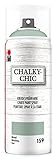 Marabu 02630018159 - Chalky Chic Spray, mistel 400 ml, deckende, matte Kreide-Sprühfarbeauf Wasserbasis, für samtweiche Oberfläche auf Holz, Metall und Kunststoff, Used Look durch Anschleifen