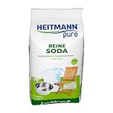 HEITMANN pure Reine Soda: Ökologischer Vielzweck-Reiniger für den Haushalt, Zugabe zu Spülmittel und Putzmittel, 500g