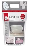 Rayher 34410102 Raysin 200 Gießpulver 4kg, Gießpulver weiß, Reliefgießpulver, lufthärtend und geruchslos