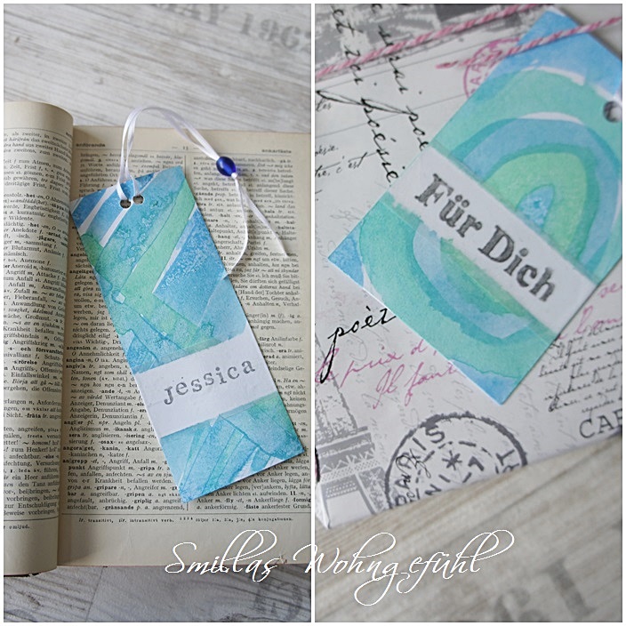 Diy Lesezeichen Geschenkanhanger In Aquarellfarben Selbst Gestalten Smillas Wohngefuhl Diy Blog