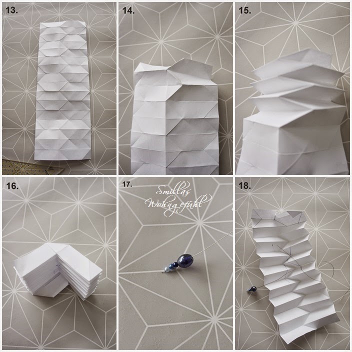 Diy Origamiplissee Anhänger Smillas Wohngefühl