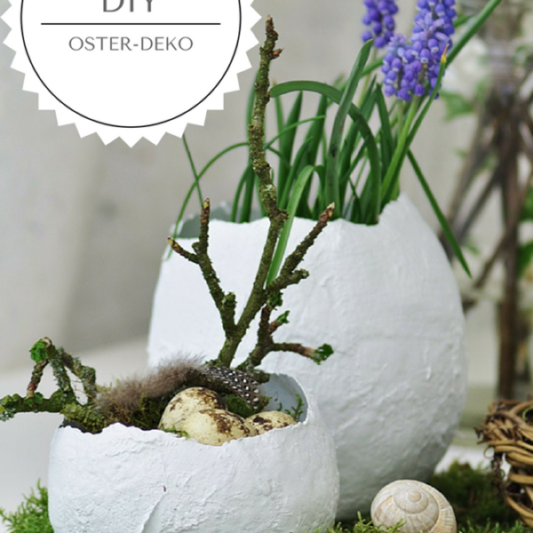 [DIY]: Deko-Eier zum Bepflanzen für den Ostertisch
