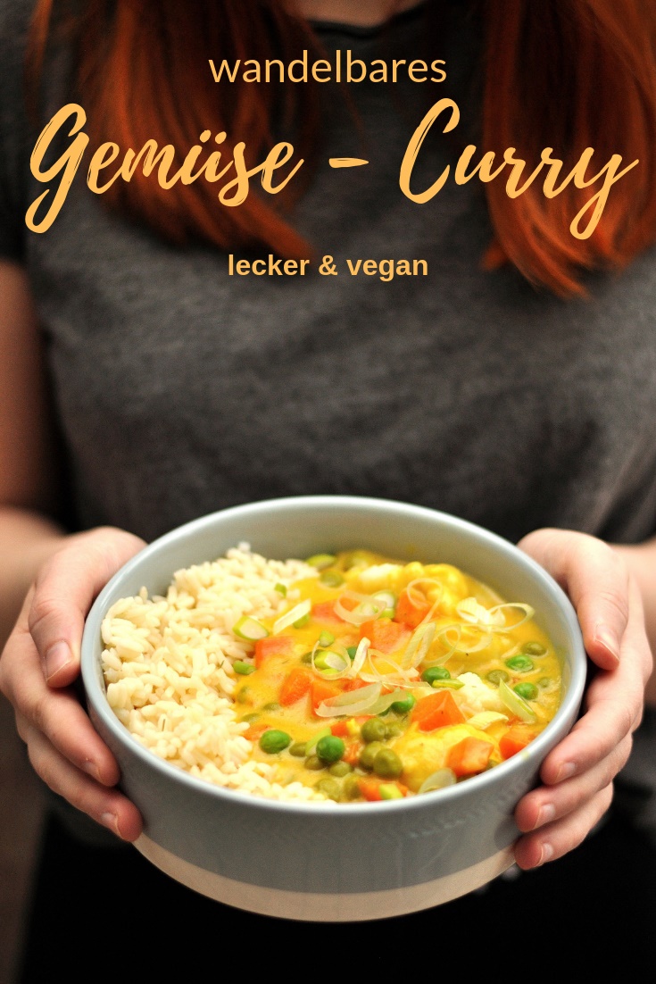 Gemüse Curry vegan