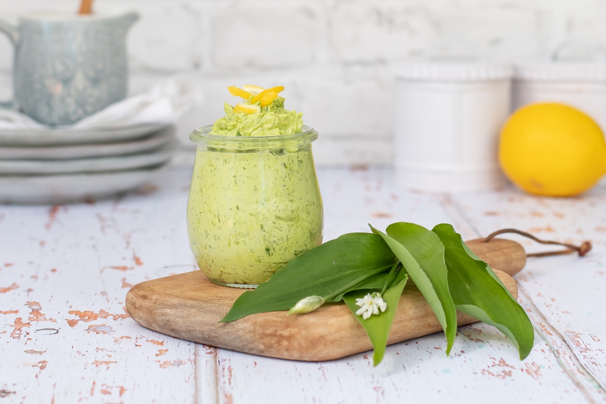 bärlauch butter rezept mit Zitrone smillas wohngefühl