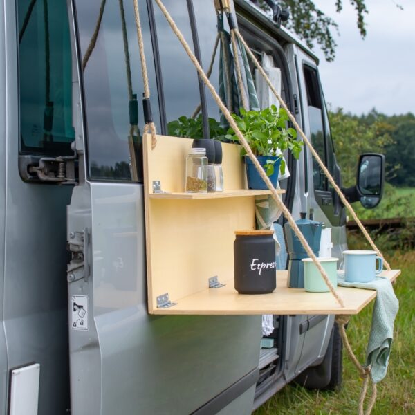 Yes, we camp! DIY Hängetisch für Deinen Camper-Van